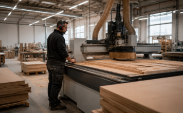 Frezowanie CNC drewna dla stolarzy i producentów mebli – kiedy warto zlecić obróbkę na zewnątrz Frezowanie CNC drewna dla stolarzy i producentów mebli